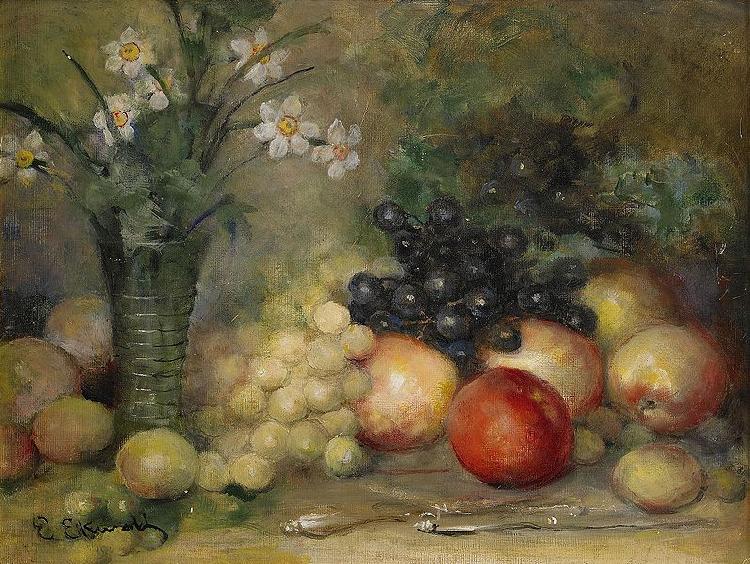 Emma Ekwall Stilleben med frukter oil painting picture